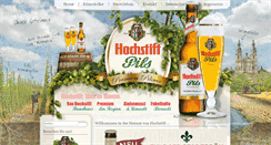 Desktop Screenshot of hochstift.de